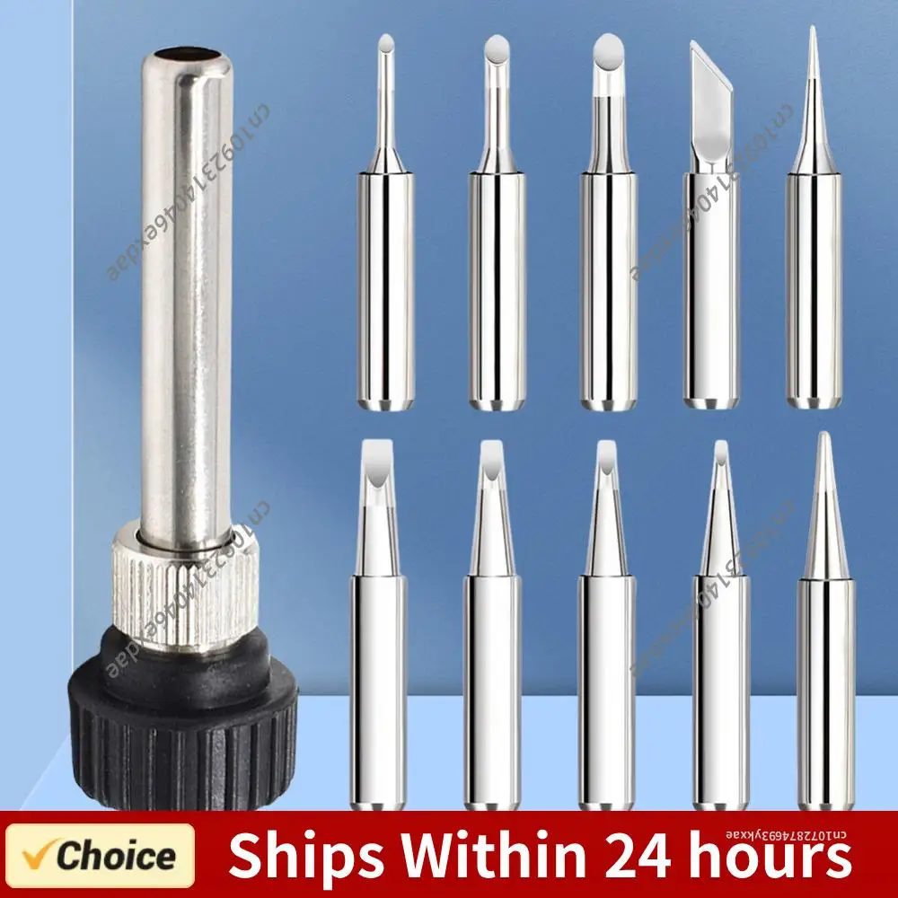 11 Pcs Solder Iron Tip W/ Welding Sleeve 900M Lead-Free Replaceable Soldering Tip Soldering Iron Head for Soldering Station
11 Pcs Solder Iron Tip W/ Welding Sleeve 900M Lead-Free Replaceable Soldering Tip Soldering Iron Head for Soldering Station