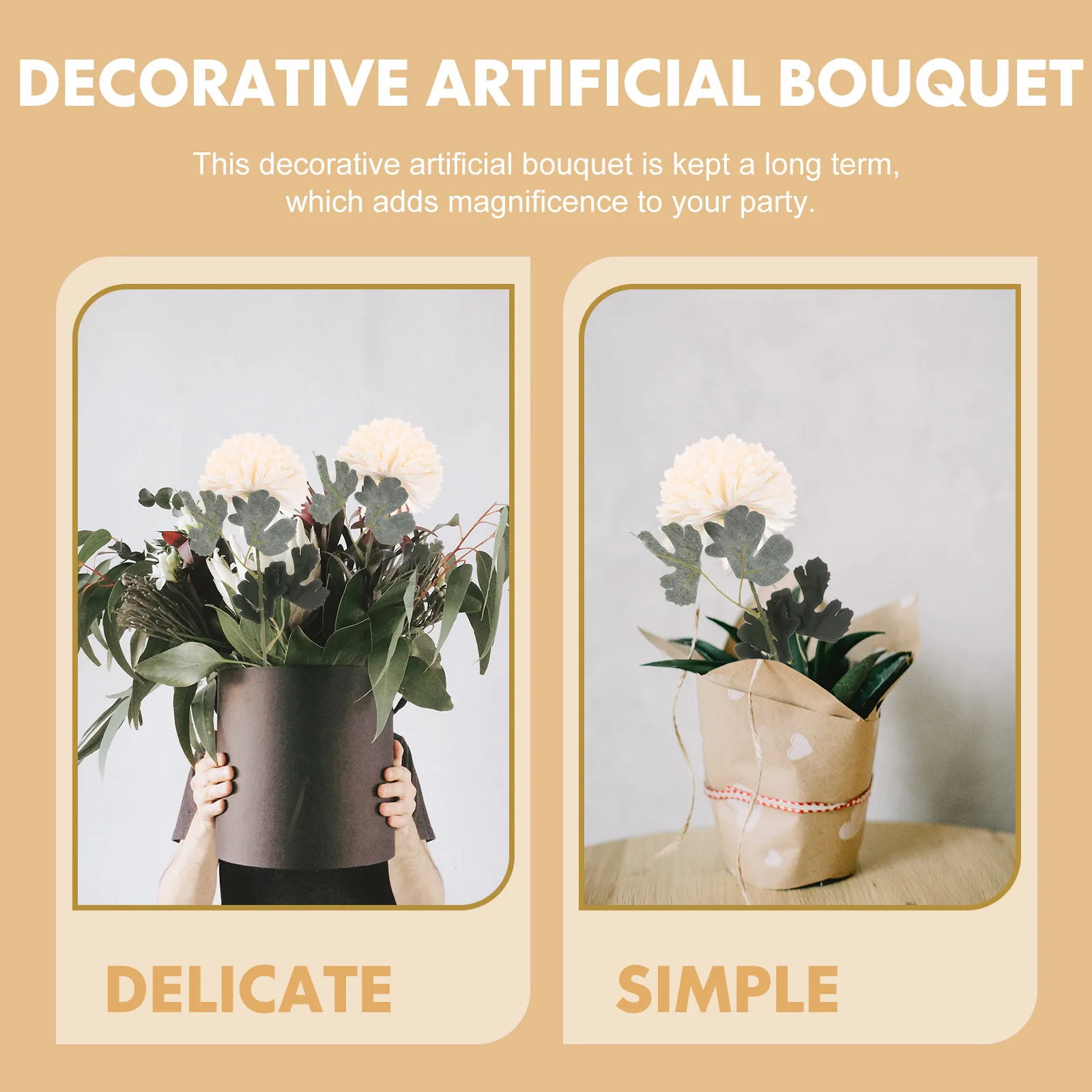 6pcs Layout Decor Dandelions Fake Flowers Decorative Wedding Home Party Decoration Fake Dandelion Faux Bouquet
6pcs Layout Decor Dandelions Fake Flowers Decorative Wedding Home Party Decoration Fake Dandelion Faux Bouquet