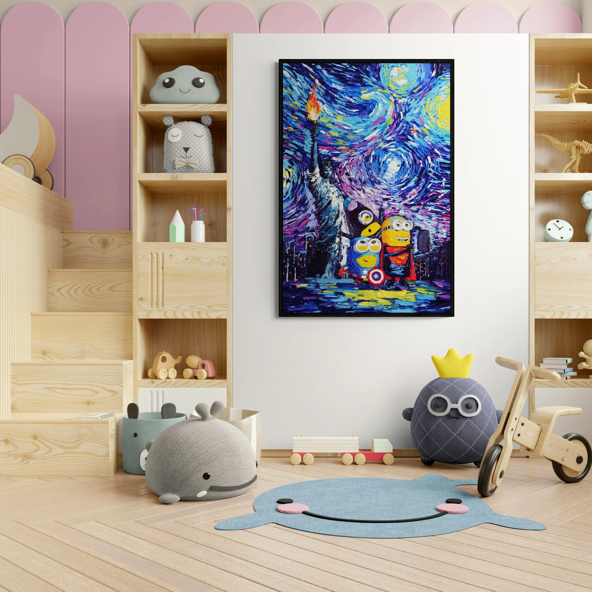 Disney Minions Poster Printing On Canvas Van Gogh Oil Painting Prints Wall Art Picture For Living Room Children's Room Decor
Disney Minions Poster Printing On Canvas Van Gogh Oil Painting Prints Wall Art Picture For Living Room Children's Room Decor