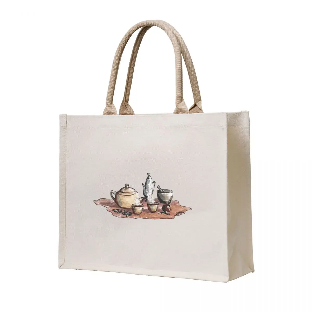 Tea Therapy Chai Tea Set Tote Bag custom tote bag hand bag shoping shopper bags for women 
Tea Therapy Chai Tea Set Tote Bag custom tote bag hand bag shoping shopper bags for women