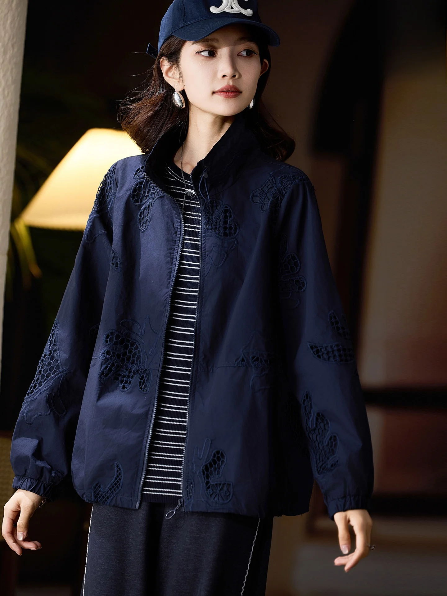 Pure Cotton Embroidered Hollow out Casual Jaet Women's Loose Fit Spring 2026 Street Sle Faion New Arrival Ladies' Wear
Pure Cotton Embroidered Hollow out Casual Jaet Women's Loose Fit Spring 2026 Street Sle Faion New Arrival Ladies' Wear