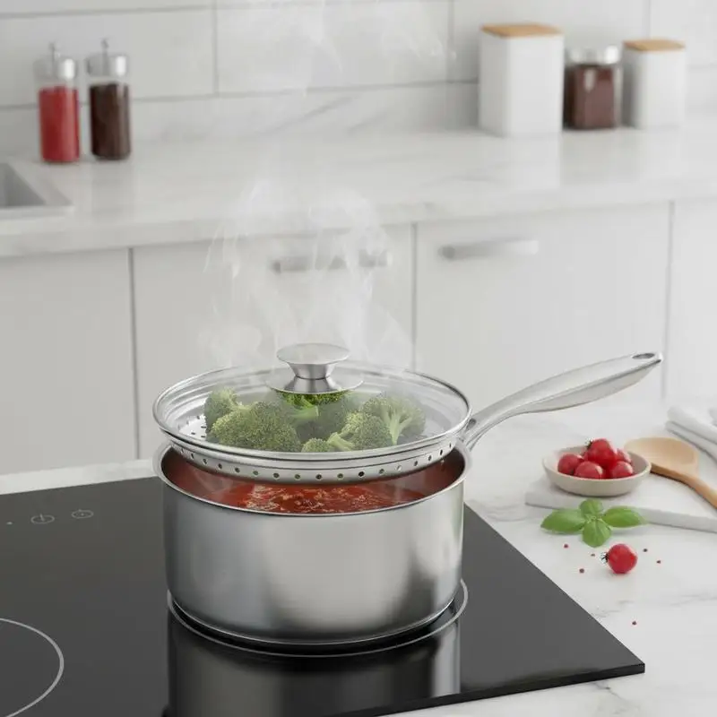 Free Shipping-2.5 QT Multi-Use Cookpot Steamer Set For Home Kitchen Family Meal Daily Cooking, Nonstick Coating Ergonomic Handle
Free Shipping-2.5 QT Multi-Use Cookpot Steamer Set For Home Kitchen Family Meal Daily Cooking, Nonstick Coating Ergonomic Handle
