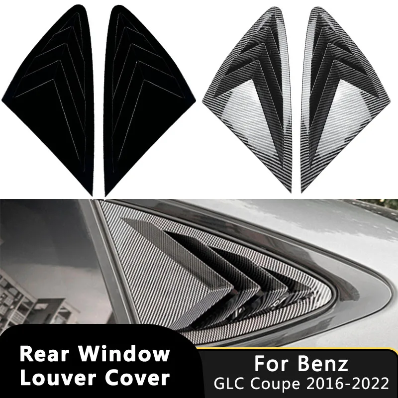 2X For Mercedes Benz GLC Coupe C253 2016-2022 Car Rear Window Shutter Cover Trim Side Door Vent Louver Cap Trim Auto Accessories
2X For Mercedes Benz GLC Coupe C253 2016-2022 Car Rear Window Shutter Cover Trim Side Door Vent Louver Cap Trim Auto Accessories