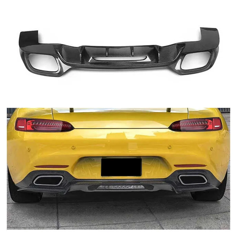 High Quality Carbon Fiber Material Body Kit Rear Bumper Lip Diffuser Spoiler Splitter for Mercedes Benz AMG GT GTS C190 Ver2
High Quality Carbon Fiber Material Body Kit Rear Bumper Lip Diffuser Spoiler Splitter for Mercedes Benz AMG GT GTS C190 Ver2