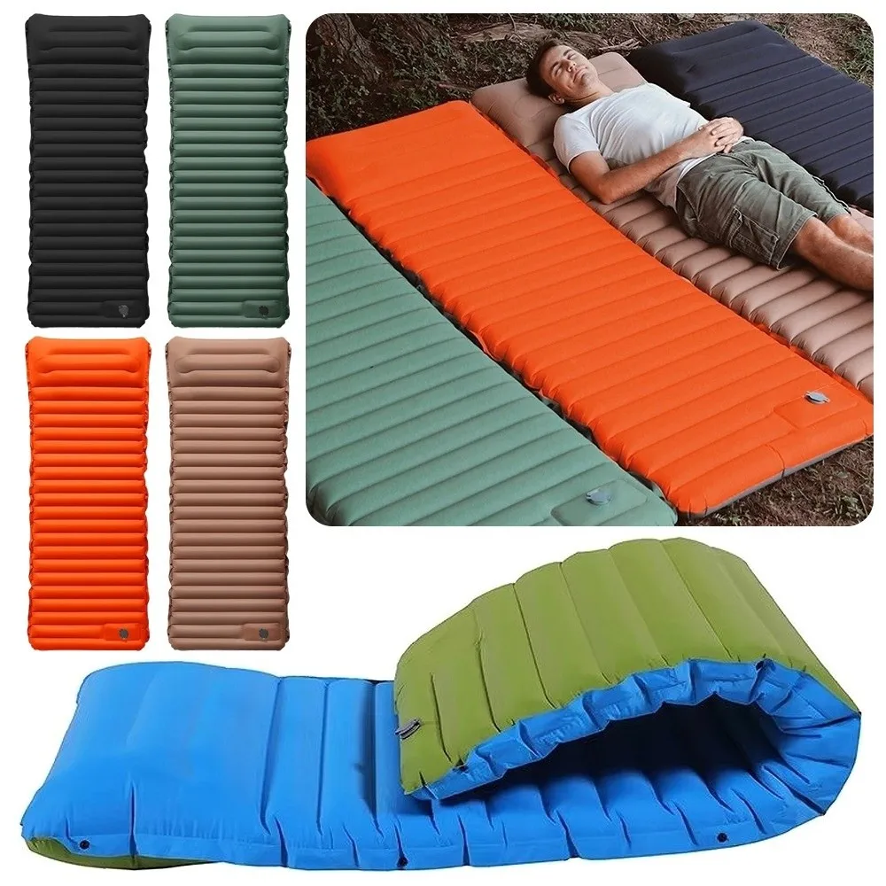 Thicken Sleeping Pad Ultralight Self-inflating Self-inflating Air Mattress Built-in Inflator Pump Camping Mattress Camping
Thicken Sleeping Pad Ultralight Self-inflating Self-inflating Air Mattress Built-in Inflator Pump Camping Mattress Camping