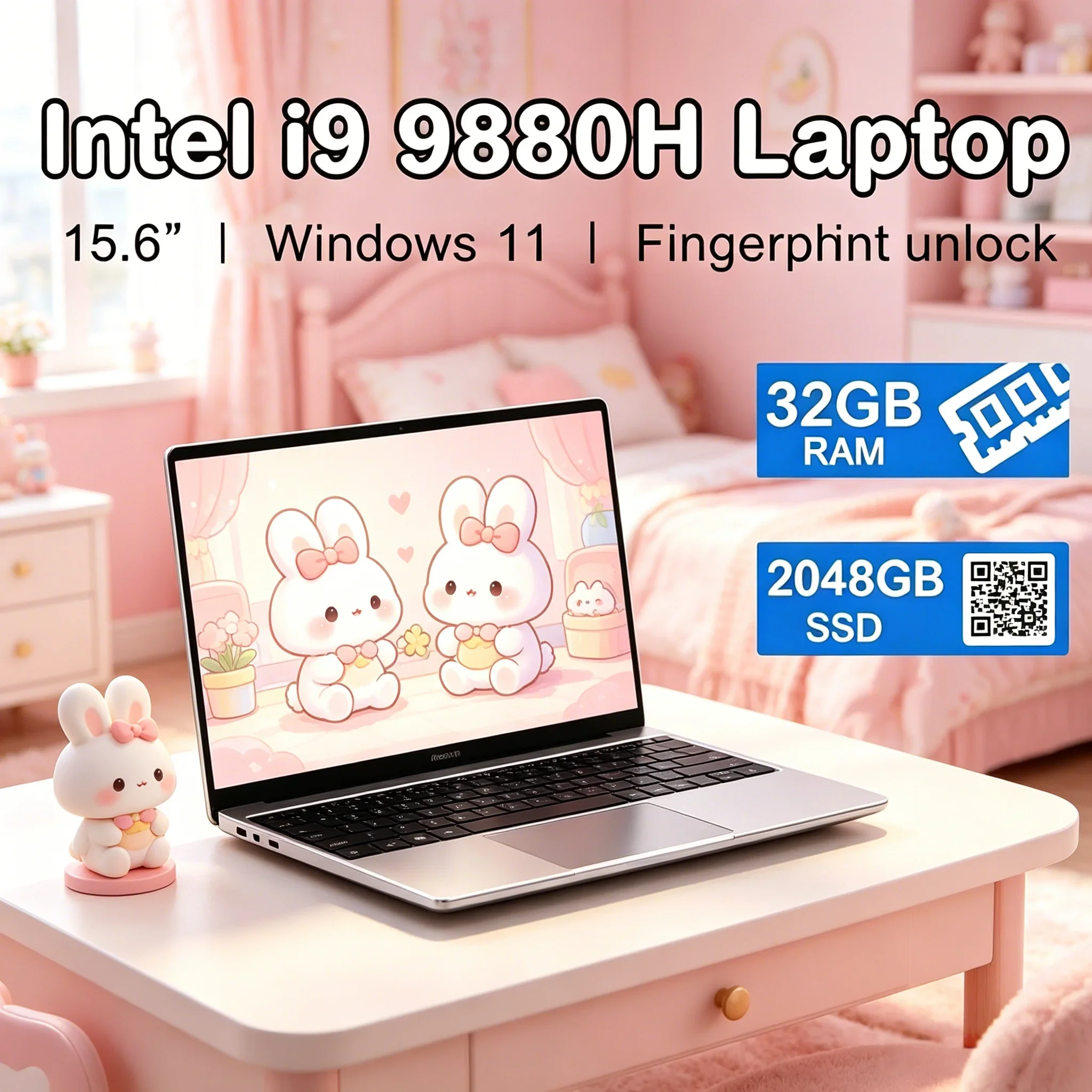 2026 Seraphic 15.6 " Laptop Intel Core I9-9880H 32GB RAM 2TB SSD Lilliputian Trim Gaming Laptop 1920*1080 Windows 11 Quiescent
2026 Seraphic 15.6 " Laptop Intel Core I9-9880H 32GB RAM 2TB SSD Lilliputian Trim Gaming Laptop 1920*1080 Windows 11 Quiescent