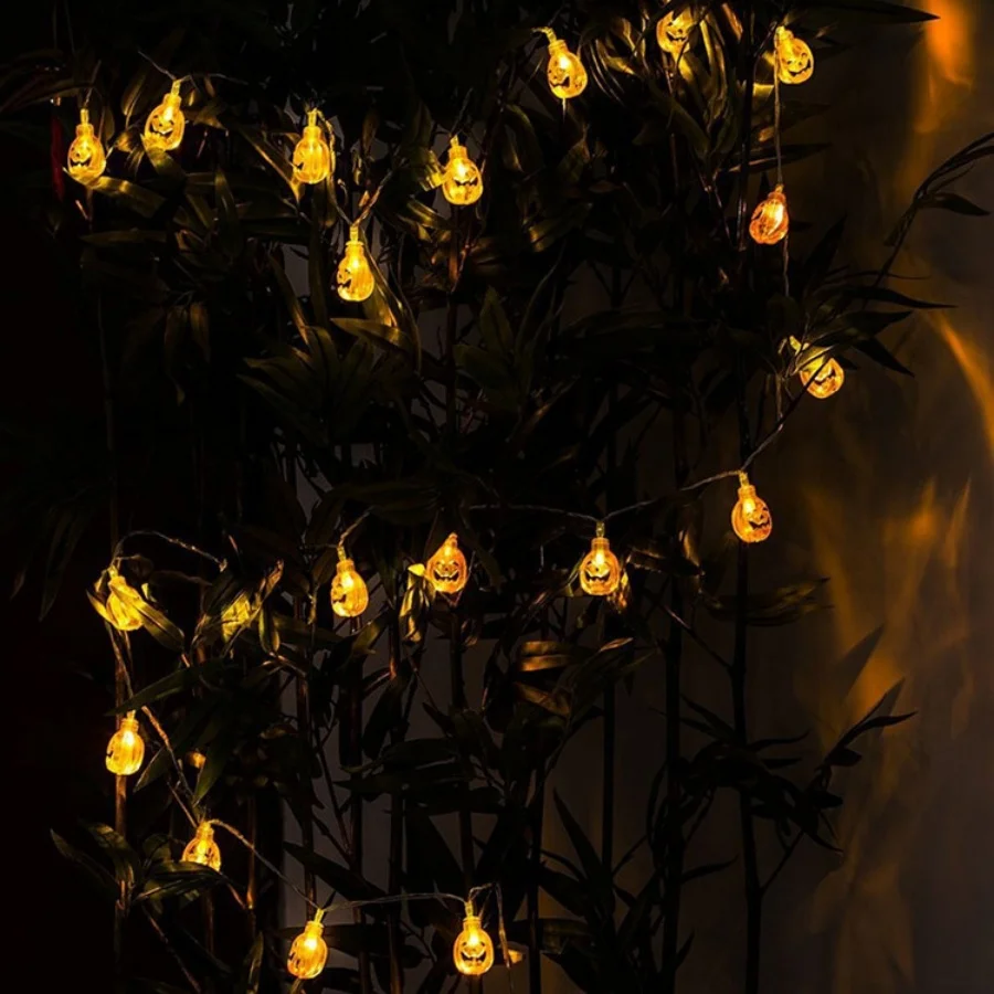 1PC Solar Powered Halloween Pumpkin String Lights, 30LED Jack-O'-Lantern Fairy Lights for Outdoor, Party, Garden, Home Decor
1PC Solar Powered Halloween Pumpkin String Lights, 30LED Jack-O'-Lantern Fairy Lights for Outdoor, Party, Garden, Home Decor