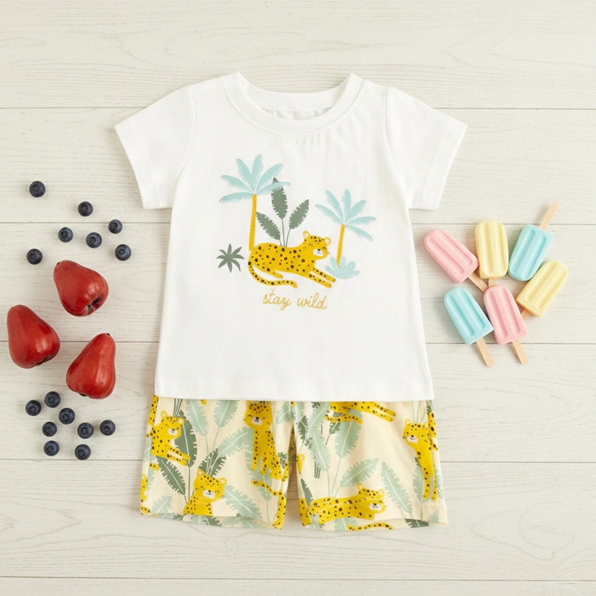 Toddler Boys Cartoon Summer Short Sleeve Clothing Sets Infants Boys Animal Cotton
Toddler Boys Cartoon Summer Short Sleeve Clothing Sets Infants Boys Animal Cotton