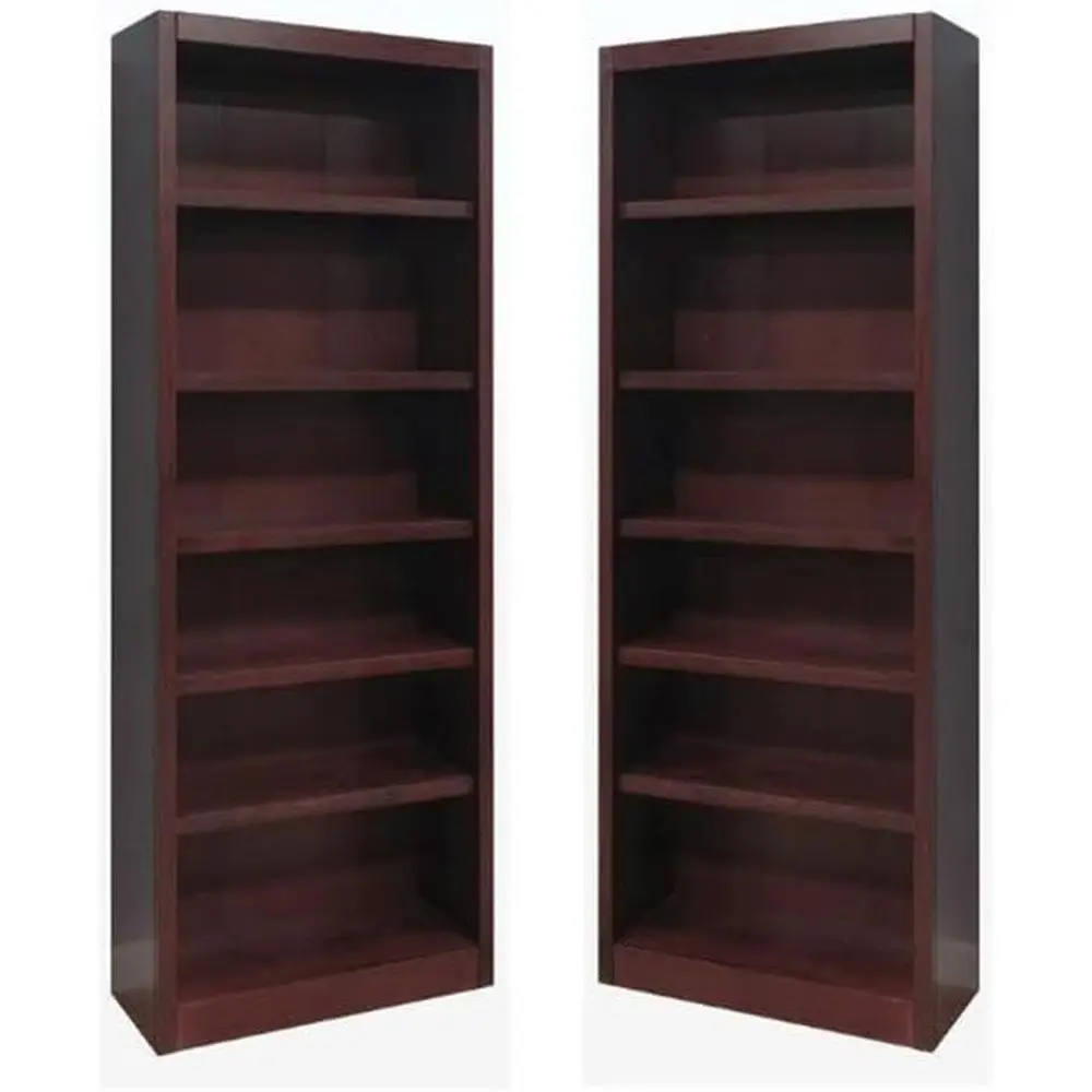 Solid Cherry Wood 84 Bookcase Set, 6-Shelf, Set of 2
Solid Cherry Wood 84 Bookcase Set, 6-Shelf, Set of 2