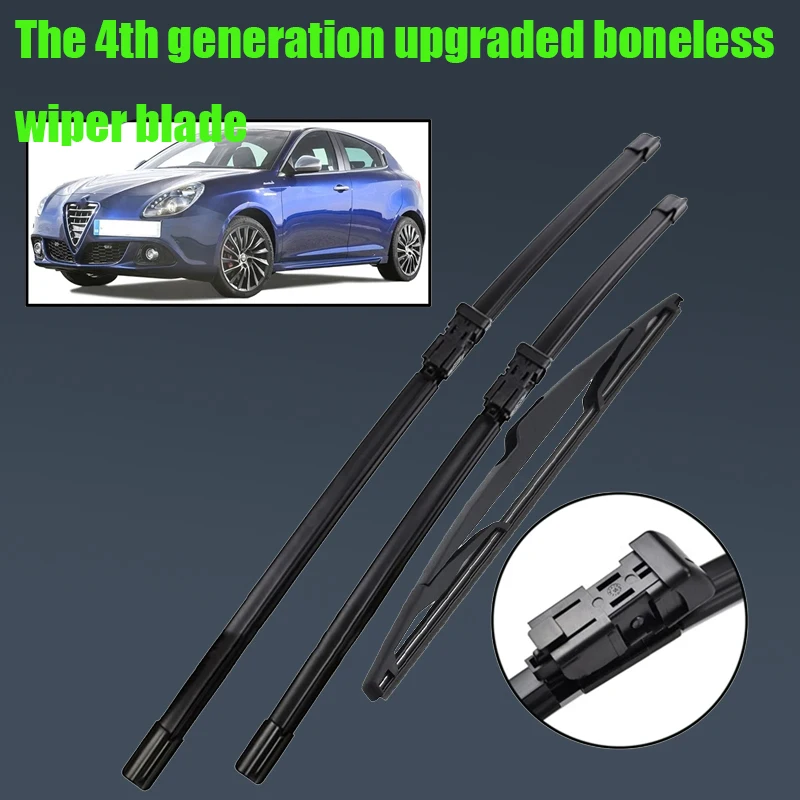 Wiper Front & Rear Wiper Blades Set For Alfa Romeo Giulietta 940 2010 - 2020 Windshield Windscreen Window 24"18"14"
Wiper Front & Rear Wiper Blades Set For Alfa Romeo Giulietta 940 2010 - 2020 Windshield Windscreen Window 24"18"14"