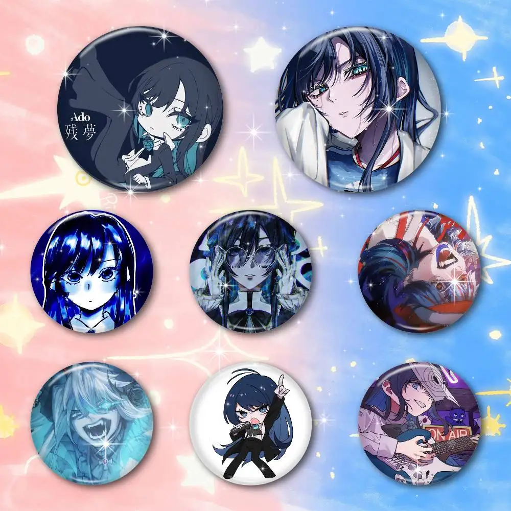 A-Ado Badge On Backpack Accessories Manga Icons Pins Round Cartoon Brooches For Clothes Bag Decor Gifts
A-Ado Badge On Backpack Accessories Manga Icons Pins Round Cartoon Brooches For Clothes Bag Decor Gifts