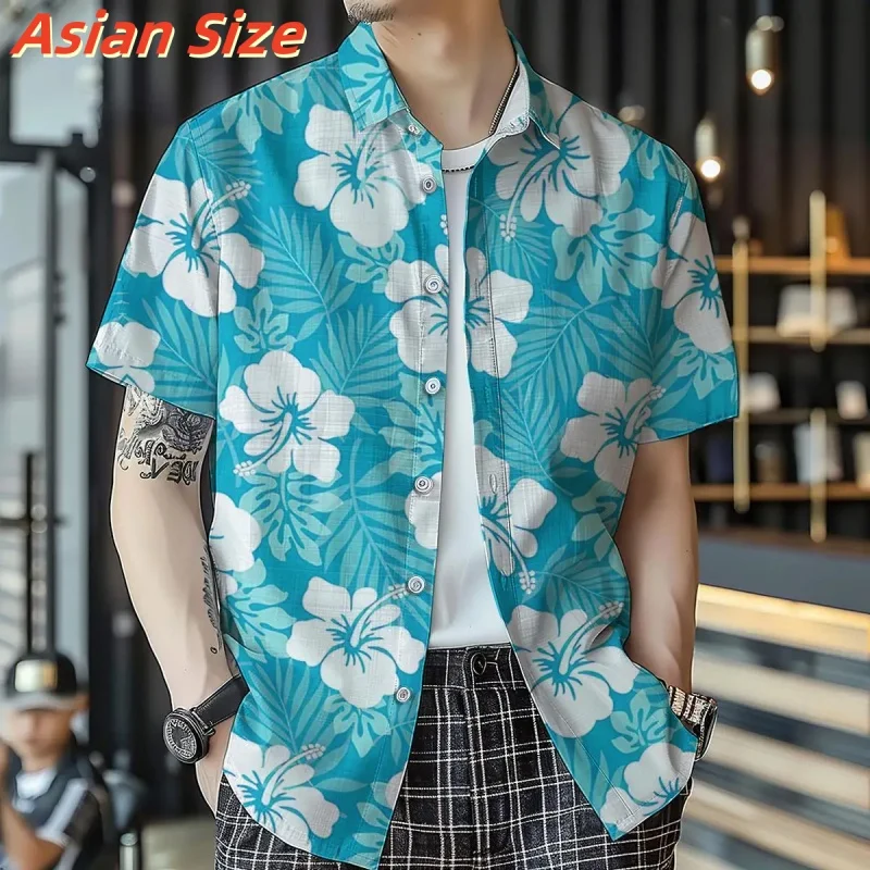 Flower Leaf Pattern Lapel Shirt For Men Colorful Plants 3D Printed Hawaiian Shirts Fashion Short Sleeve Tops Harajuku Blouse
Flower Leaf Pattern Lapel Shirt For Men Colorful Plants 3D Printed Hawaiian Shirts Fashion Short Sleeve Tops Harajuku Blouse