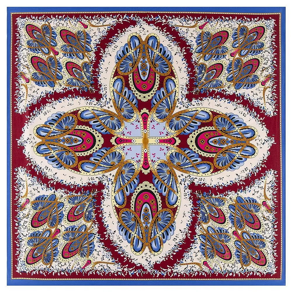2023 New Luxury Brand Design Sago Cycas Palm Tree Winter Square Scarf 130cm Twill Silk Scarf Women Kerchief Scarves For Ladies
2023 New Luxury Brand Design Sago Cycas Palm Tree Winter Square Scarf 130cm Twill Silk Scarf Women Kerchief Scarves For Ladies