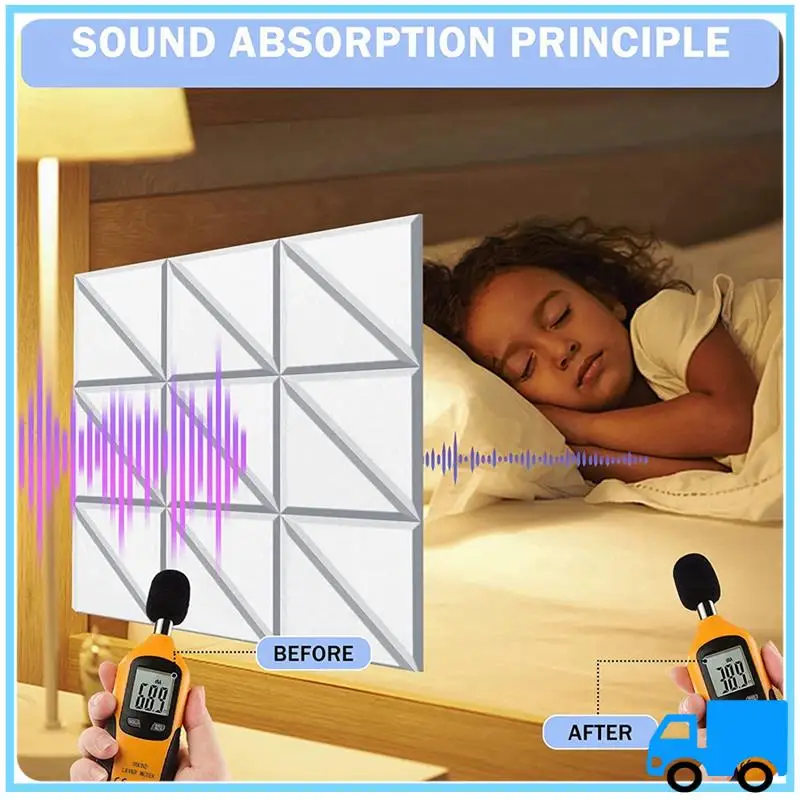 Latest Self-Adhesive Acoustic Panels, 12Pcs 12X12X0.4Inch Sound Absorbing Panels, Decorative Soundproof Wall Panels
Latest Self-Adhesive Acoustic Panels, 12Pcs 12X12X0.4Inch Sound Absorbing Panels, Decorative Soundproof Wall Panels