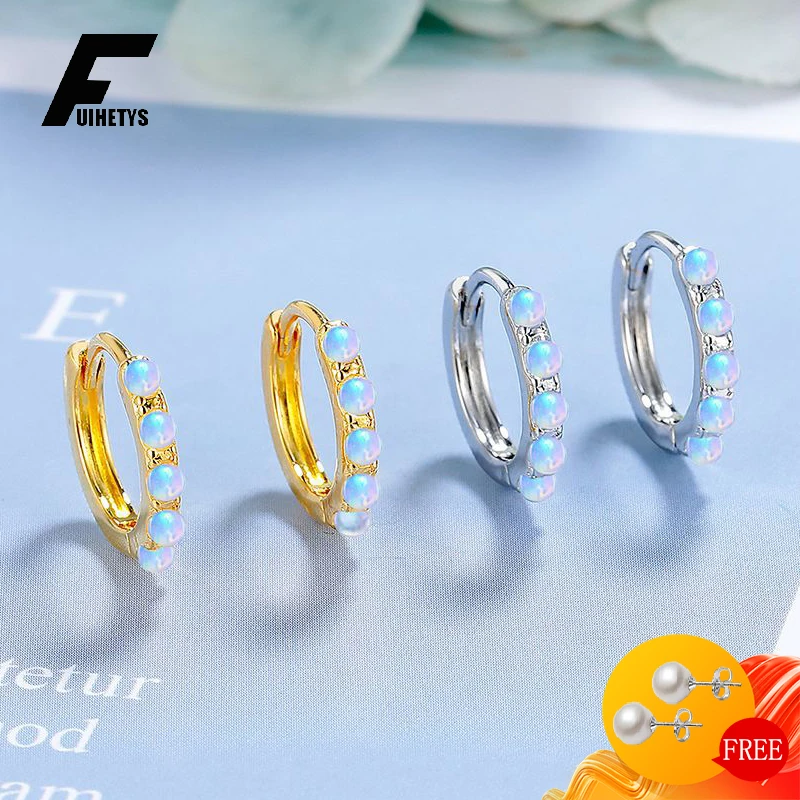 FUIHETYS Trendy Women Earrings with Opal 925 Silver Jewelry for Wedding Party Engagement Promise Gift Accessories Wholesale
FUIHETYS Trendy Women Earrings with Opal 925 Silver Jewelry for Wedding Party Engagement Promise Gift Accessories Wholesale