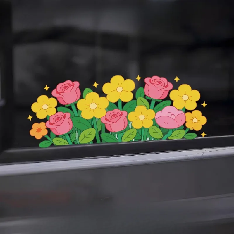 Cute Cartoon Floral Car Window Stickers, Waterproof Vinyl Colorful Flower Decals for Rear Window, Kawaii Car Decor Stickers
Cute Cartoon Floral Car Window Stickers, Waterproof Vinyl Colorful Flower Decals for Rear Window, Kawaii Car Decor Stickers