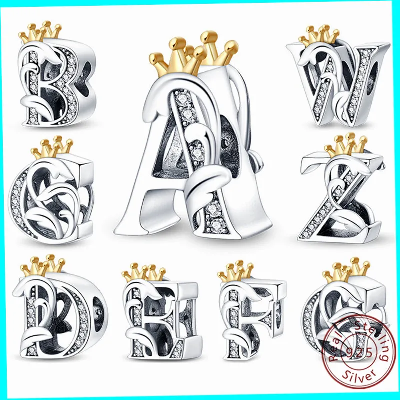 100% 925 Sterling Silver English Letter A-Z Charms Bead Fit Pandora Original Bracelet Necklace Jewelry Making New in
100% 925 Sterling Silver English Letter A-Z Charms Bead Fit Pandora Original Bracelet Necklace Jewelry Making New in