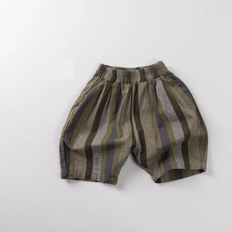 2025 Summer New Children Vintage Striped Shorts Girls Thin Cotton Shorts Loose Baby Boys Breathable Casual Pants Kids Clothes
2025 Summer New Children Vintage Striped Shorts Girls Thin Cotton Shorts Loose Baby Boys Breathable Casual Pants Kids Clothes