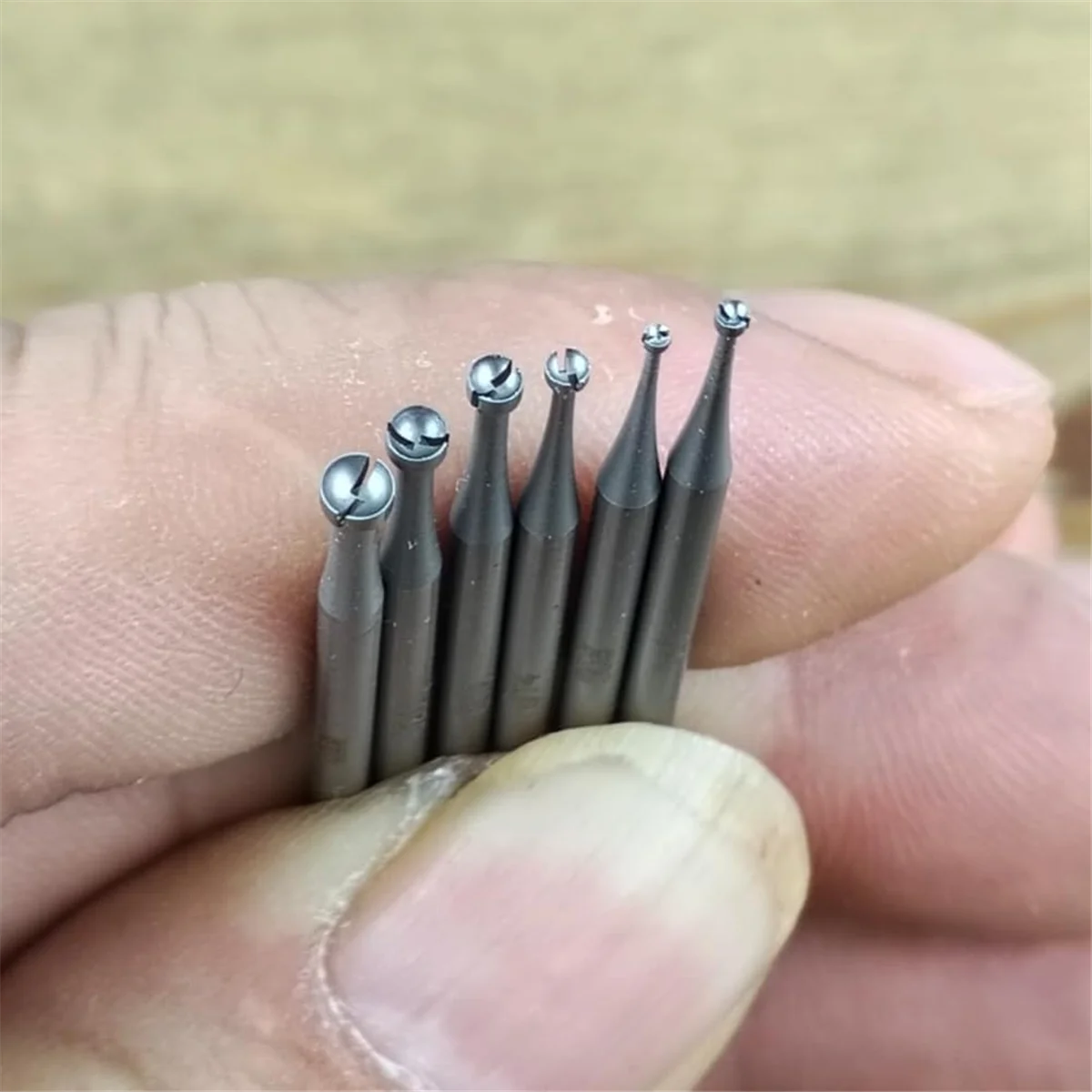 A002 6 Pcs Open Mouth Cup Burr - 3/32 Inch Shank Jewelry Setting Cup Burs Wire Rounder Bits Lapidary Making Bits (008-023)
A002 6 Pcs Open Mouth Cup Burr - 3/32 Inch Shank Jewelry Setting Cup Burs Wire Rounder Bits Lapidary Making Bits (008-023)