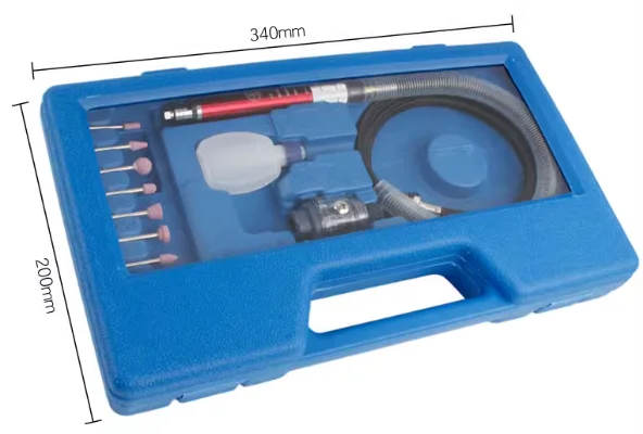 Micro Air Die Grinder Set Pneumatic Polisher Tool With Pencil Angle Grinder For Precision Grinding Work
Micro Air Die Grinder Set Pneumatic Polisher Tool With Pencil Angle Grinder For Precision Grinding Work