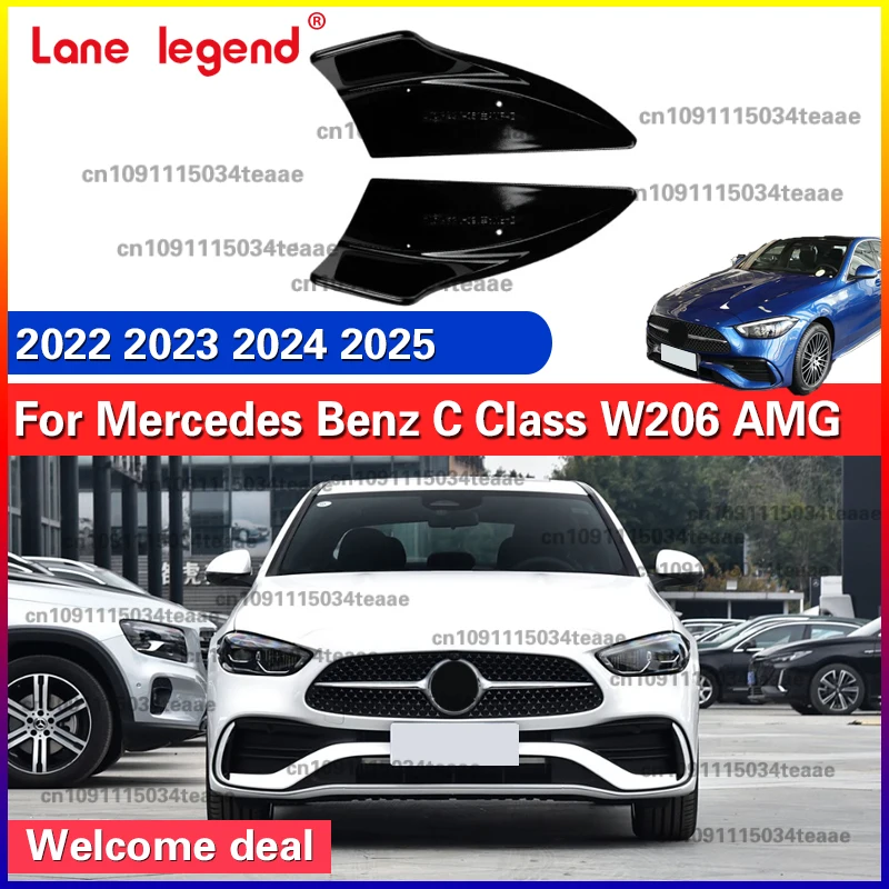 For Mercedes-Benz C Class W206 C200 C300 C43 AMG 2022-2025 High Quality Auto Decorative Front Bumper Lip Spoiler
For Mercedes-Benz C Class W206 C200 C300 C43 AMG 2022-2025 High Quality Auto Decorative Front Bumper Lip Spoiler