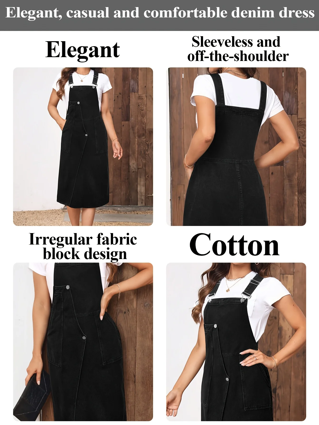 Сексуальное джинсовое платье-комбинезон с регулируемым ремешком для женщин с застежкой на пуговицы и накладными карманами, идеально подходящее для уличного стиля и лета
Сексуальное джинсовое платье-комбинезон с регулируемым ремешком для женщин с застежкой на пуговицы и накладными карманами, идеально подходящее для уличного стиля и лета