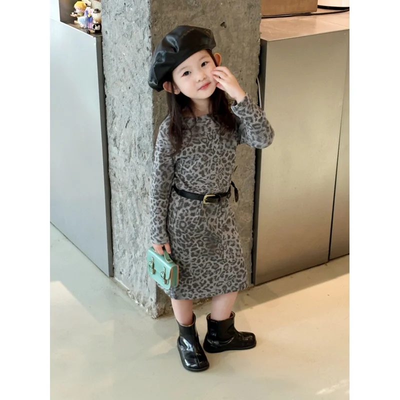 2025Autumn New Children's Clothing Children's Clothing Girls' Mid-Length Leopard Print StretchTT-shirt Skirt Fashionable Long Sk
2025Autumn New Children's Clothing Children's Clothing Girls' Mid-Length Leopard Print StretchTT-shirt Skirt Fashionable Long Sk