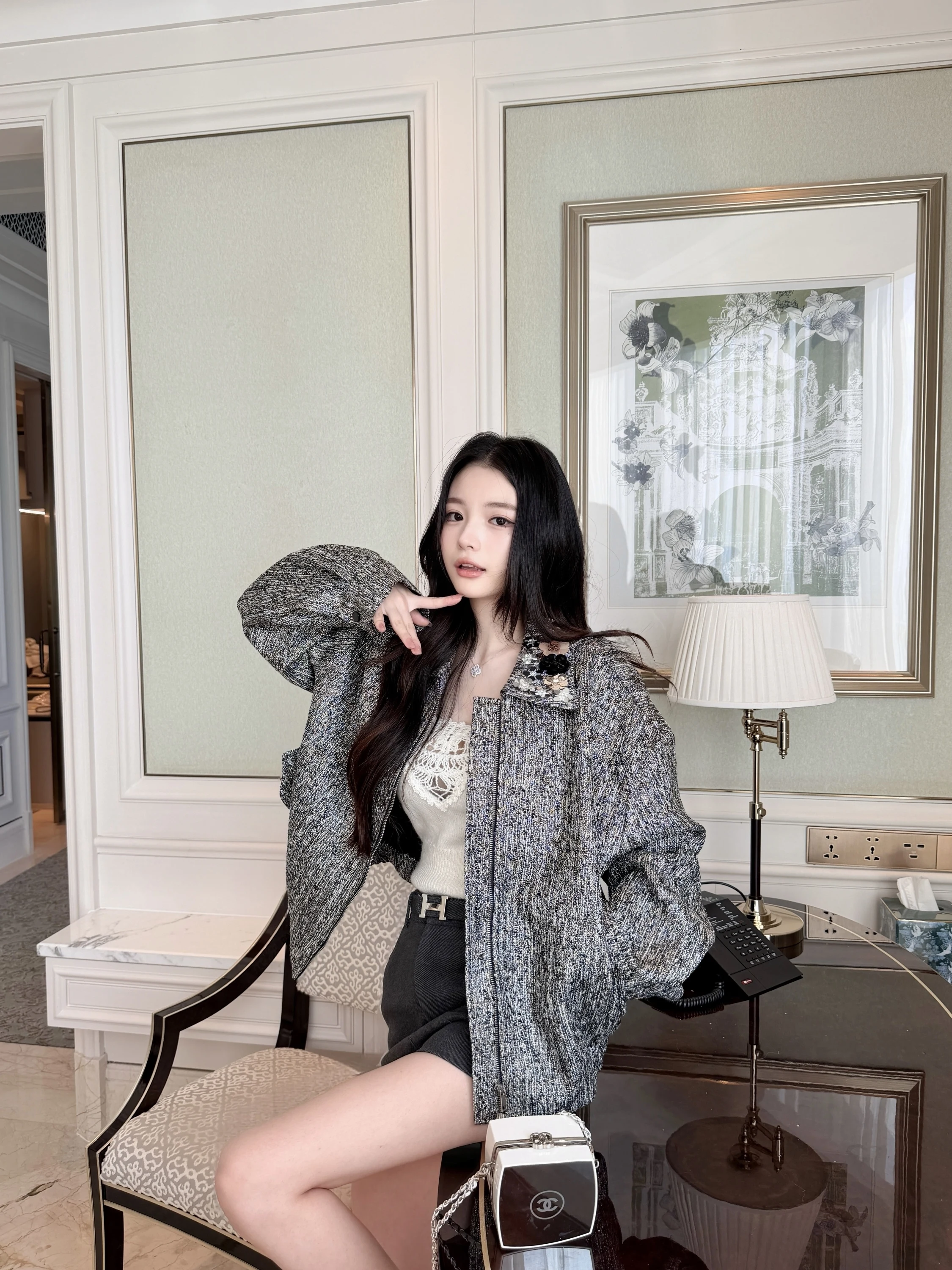 Qiauuu повседневное свободное женское платье универсального дизайна, верхняя одежда, модная застежка-молния, длинное женское пальто све
Qiauuu повседневное свободное женское платье универсального дизайна, верхняя одежда, модная застежка-молния, длинное женское пальто све