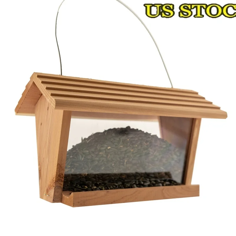 Red Cedar Hopper Bird Feeder 3lb Capacity Weatherproof Squirrel Proof Attracts Cardinals Chickadees Goldfinches Handcrafted
Red Cedar Hopper Bird Feeder 3lb Capacity Weatherproof Squirrel Proof Attracts Cardinals Chickadees Goldfinches Handcrafted