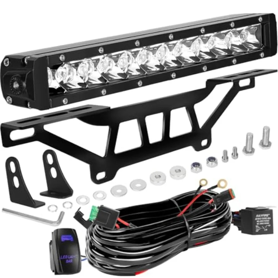 Maverick X3 Shock Tower Light Bar with Mount Bracket and Rocker Switch Wiring Harness Kit Fits for 2017-2025 Can-Am Maverick X3
Maverick X3 Shock Tower Light Bar with Mount Bracket and Rocker Switch Wiring Harness Kit Fits for 2017-2025 Can-Am Maverick X3