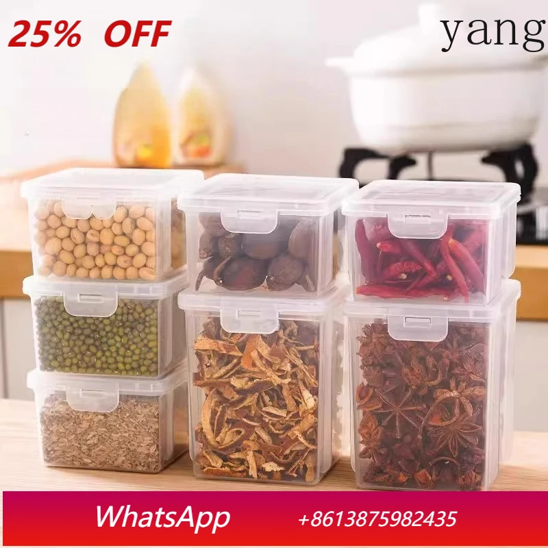 LTT spice sub-packaging storage box kitchen household compartment flip sealed storage box
LTT spice sub-packaging storage box kitchen household compartment flip sealed storage box