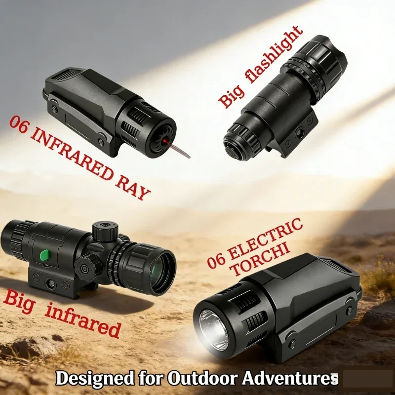 New Adjustable Infrared Laser Sight Flashlight, Plastic Material, 20mm Universal Rail, for Toy Guns Airsoft Hunting
New Adjustable Infrared Laser Sight Flashlight, Plastic Material, 20mm Universal Rail, for Toy Guns Airsoft Hunting