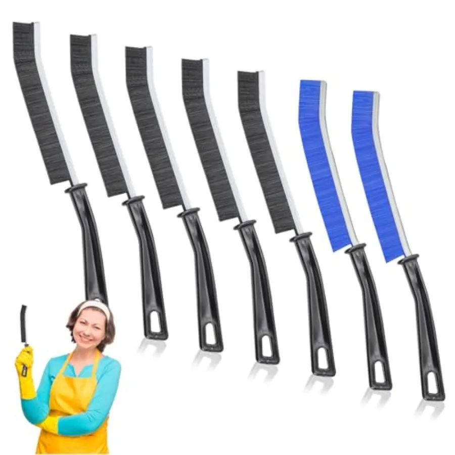 7 Pcs Hard Bristle Crevice Cleaning Brush, Multifunctional Grout Cleaner Brush, Thin Gap Cleaning Brush Set, Small Cleaning Too
7 Pcs Hard Bristle Crevice Cleaning Brush, Multifunctional Grout Cleaner Brush, Thin Gap Cleaning Brush Set, Small Cleaning Too