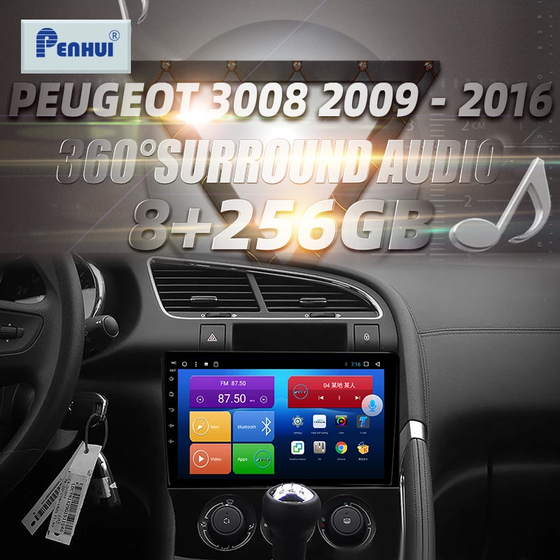 HIFI for Peugeot 3008 2009 - 2016 Car Radio Multimedia Video Player Navigation GPS Android10.0 double din
HIFI for Peugeot 3008 2009 - 2016 Car Radio Multimedia Video Player Navigation GPS Android10.0 double din