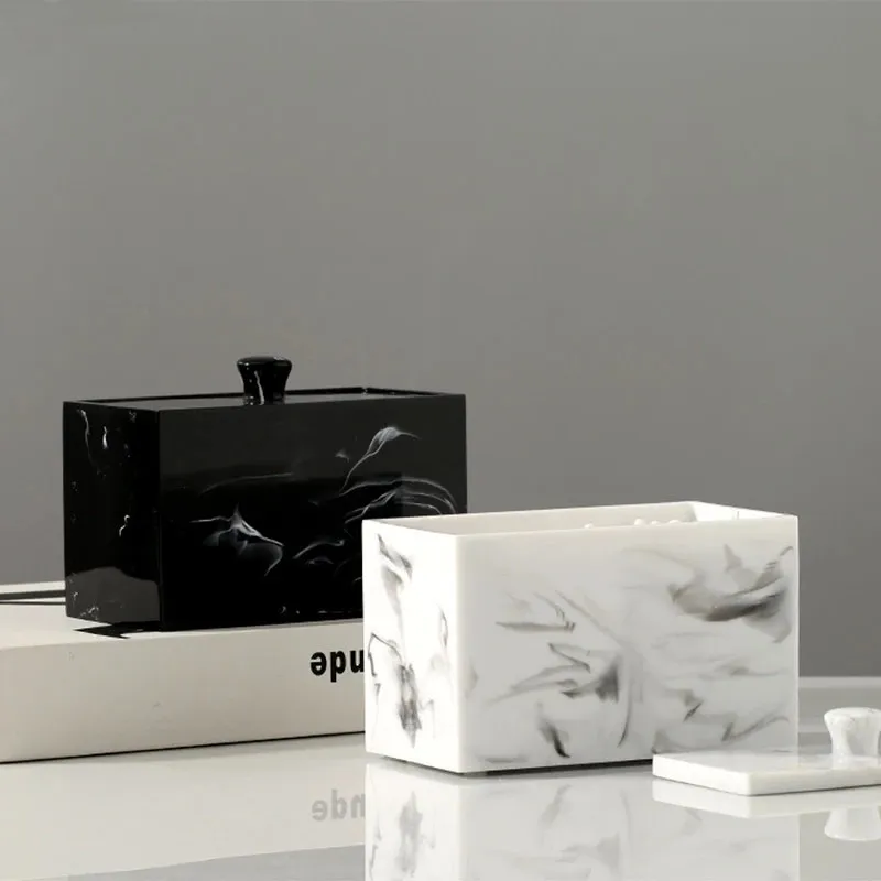 Новый держатель для зубочисток из смолы с мраморной текстурой, портативный контейнер для ресторана, домашнего стола, ящик для хранения ватных тампонов
Новый держатель для зубочисток из смолы с мраморной текстурой, портативный контейнер для ресторана, домашнего стола, ящик для хранения ватных тампонов
