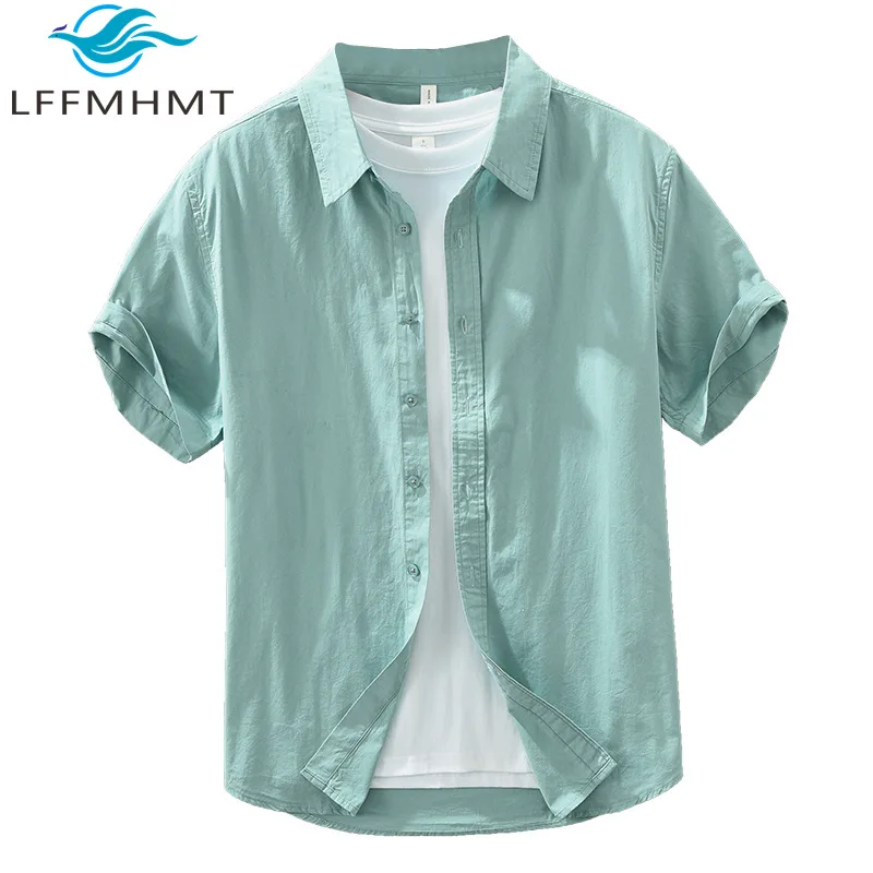 8017 Japan Style Premium 100% Cotton Short Sleeve Shirt For Men Summer Fashion Simple Loose Casual Versatile Daily Work Outfit
8017 Japan Style Premium 100% Cotton Short Sleeve Shirt For Men Summer Fashion Simple Loose Casual Versatile Daily Work Outfit
