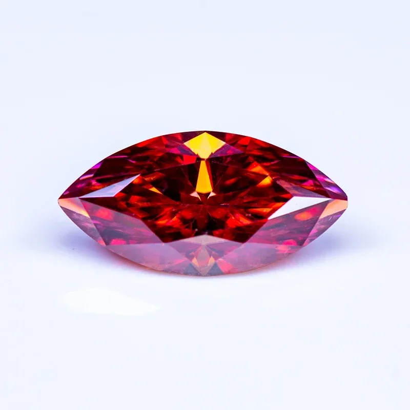 Moissanite Stone Gemstone Watermelon Red Color Marquise Cut Lab Grown Diamond Charms Woman Jewelry Making with GRA Certificate
Moissanite Stone Gemstone Watermelon Red Color Marquise Cut Lab Grown Diamond Charms Woman Jewelry Making with GRA Certificate