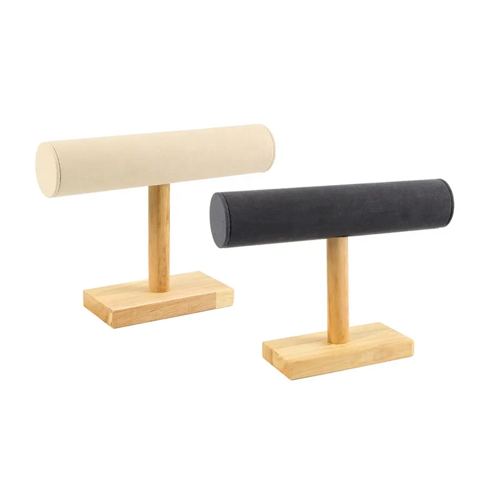 Solid Wood Bracelets Display Rack Large Beige Elegant Jewelry Organizer Storage Stand Microfiber Surface Bracelet Holder Watch
Solid Wood Bracelets Display Rack Large Beige Elegant Jewelry Organizer Storage Stand Microfiber Surface Bracelet Holder Watch