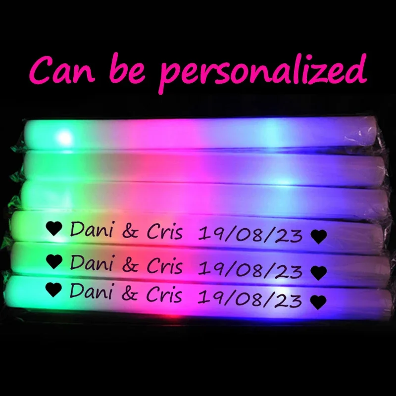 12/15/30/60Pcs Glow Sticks Bulk Colorful RGB LED Glow Foam Stick Cheer Tube Dark Light for Xmas Birthday Wedding Party Supplies
12/15/30/60Pcs Glow Sticks Bulk Colorful RGB LED Glow Foam Stick Cheer Tube Dark Light for Xmas Birthday Wedding Party Supplies