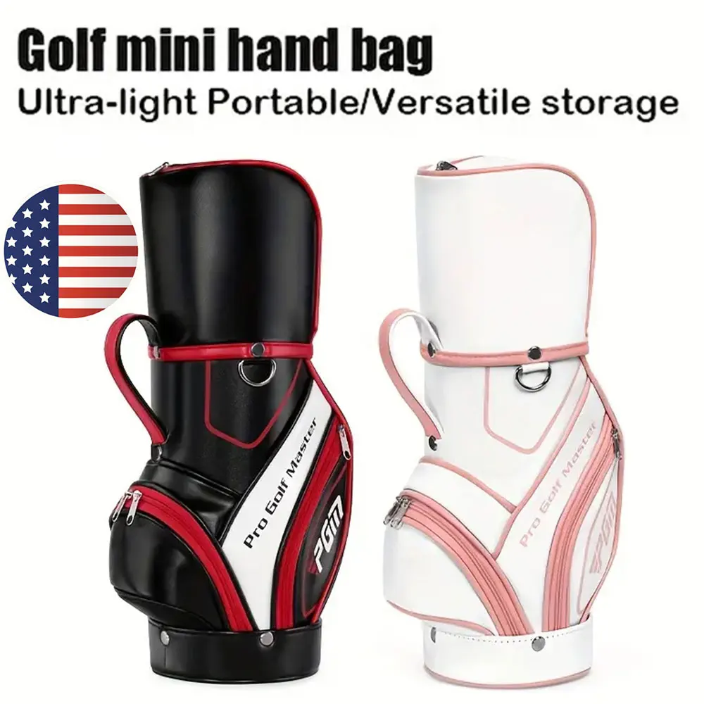 Portable Mini Golf Handbag – Ultra-Light Synthetic Leather Pouch Bag for Men Women Easy Carry to Driving Range & Practice
Portable Mini Golf Handbag – Ultra-Light Synthetic Leather Pouch Bag for Men Women Easy Carry to Driving Range & Practice