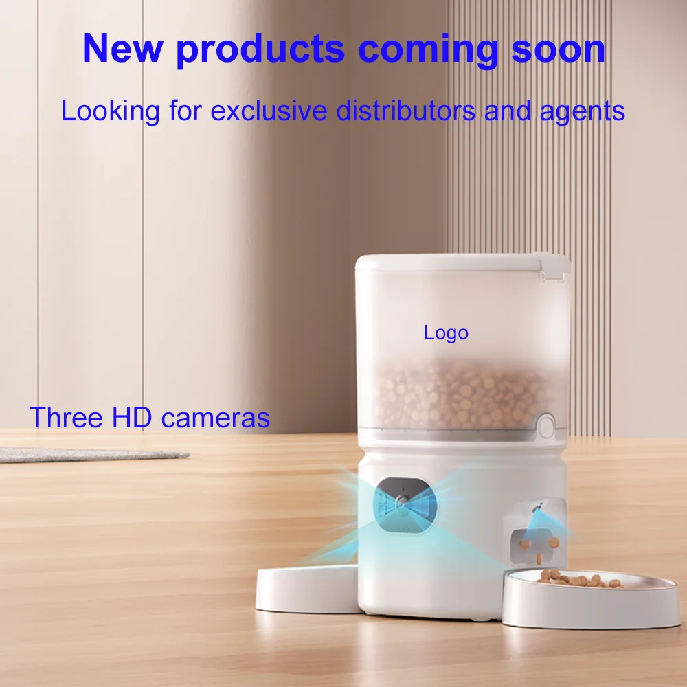 New Product Pre-sale Smart Pet Feeder 3 Camera Automatic Cat Dog Health Monitor Video Record Dual Bowl Large Capacity Feeder
New Product Pre-sale Smart Pet Feeder 3 Camera Automatic Cat Dog Health Monitor Video Record Dual Bowl Large Capacity Feeder