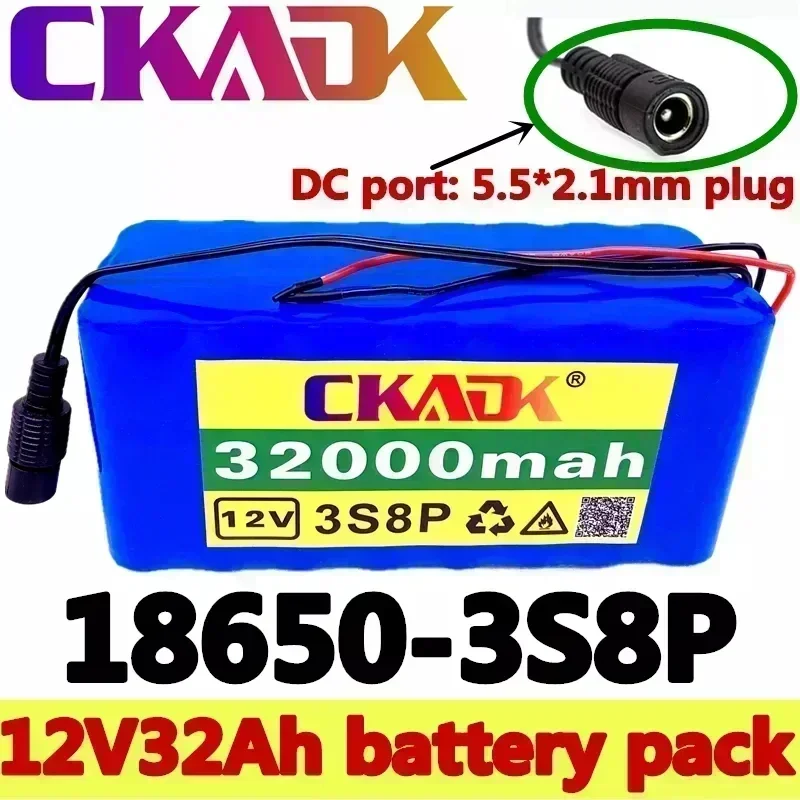 Premium 3S8P 12V 32Ah 32000mAh 18650 Battery with Protection Board and BMS - Perfect for Inverter Miner's Lamp Use
Premium 3S8P 12V 32Ah 32000mAh 18650 Battery with Protection Board and BMS - Perfect for Inverter Miner's Lamp Use