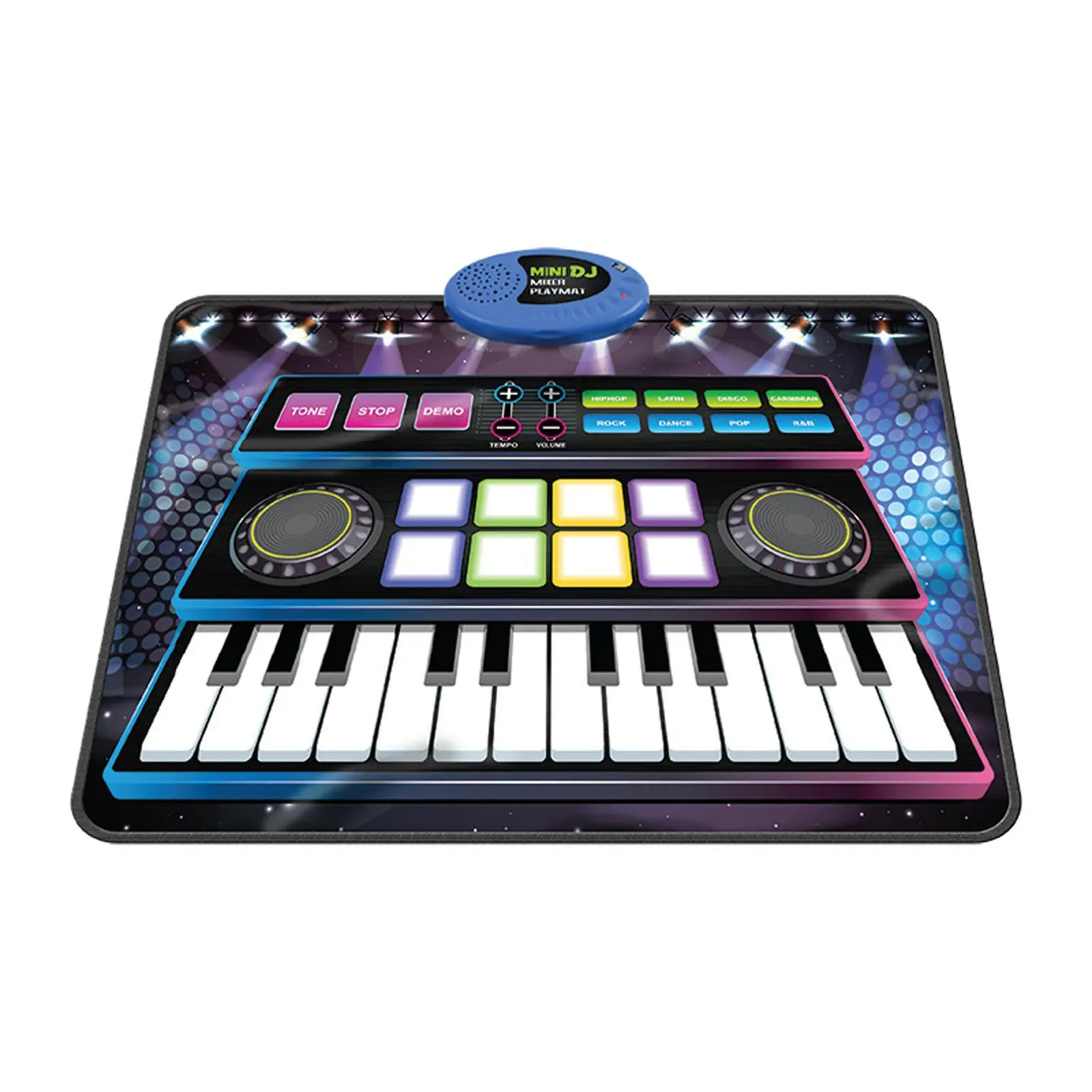 Kids DJ Mixer Toy Baby Musical Mat Touch Playmat Musical Dj Controller Piano Mat for Girls Boys Preschool Gift
Kids DJ Mixer Toy Baby Musical Mat Touch Playmat Musical Dj Controller Piano Mat for Girls Boys Preschool Gift