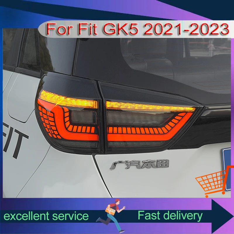 Светодиодный автоматический задний фонарь для Honda Fit GK5 2021-2023, новый стиль, модифицированный задний фонарь с ходовыми динамическими сигнальными огнями багажника, автомобиль Aessmbly
Светодиодный автоматический задний фонарь для Honda Fit GK5 2021-2023, новый стиль, модифицированный задний фонарь с ходовыми динамическими сигнальными огнями багажника, автомобиль Aessmbly
