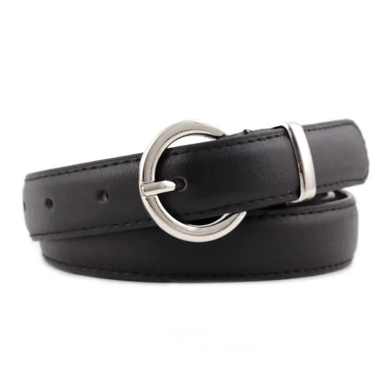 New Korean Version of The Belt Fashion Imitation Leather Ladies Pin Buckle Decorative Versatile Round Buckle Belt Female
New Korean Version of The Belt Fashion Imitation Leather Ladies Pin Buckle Decorative Versatile Round Buckle Belt Female
