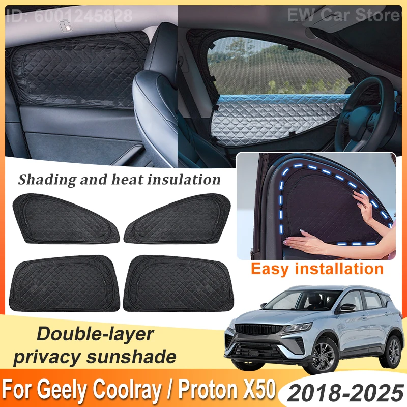Camping Privacy Window Visor For Geely Coolray Proton X50 Accessories 2018~2025 Car Double Layer Mesh Sunshades Sun Shades Parts
Camping Privacy Window Visor For Geely Coolray Proton X50 Accessories 2018~2025 Car Double Layer Mesh Sunshades Sun Shades Parts