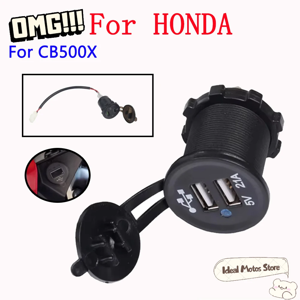 Motorcycle Bike Type C USB Charger Socket Splitter Power Adapter Voltage Display For Honda CB 500X CB 500 X CB500 X CB500X
Motorcycle Bike Type C USB Charger Socket Splitter Power Adapter Voltage Display For Honda CB 500X CB 500 X CB500 X CB500X