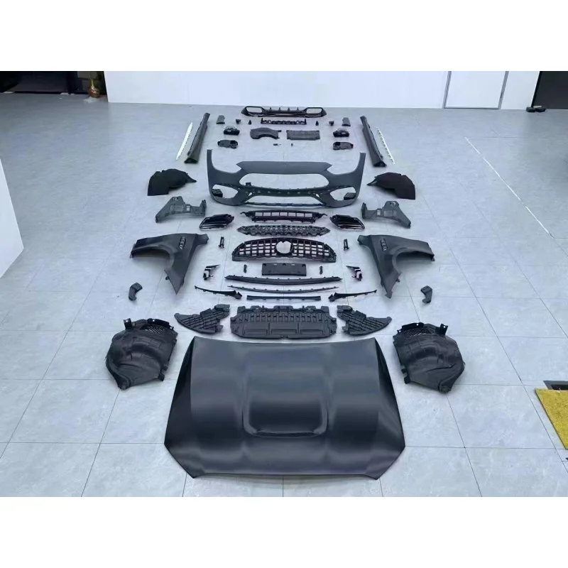 Auto Accessories Parts for 22+ C-Class W206 C300 Upgrade C63 Wide Body Kit with Car Bumpers Hood Fender Side Skirt Rear Lip
Auto Accessories Parts for 22+ C-Class W206 C300 Upgrade C63 Wide Body Kit with Car Bumpers Hood Fender Side Skirt Rear Lip