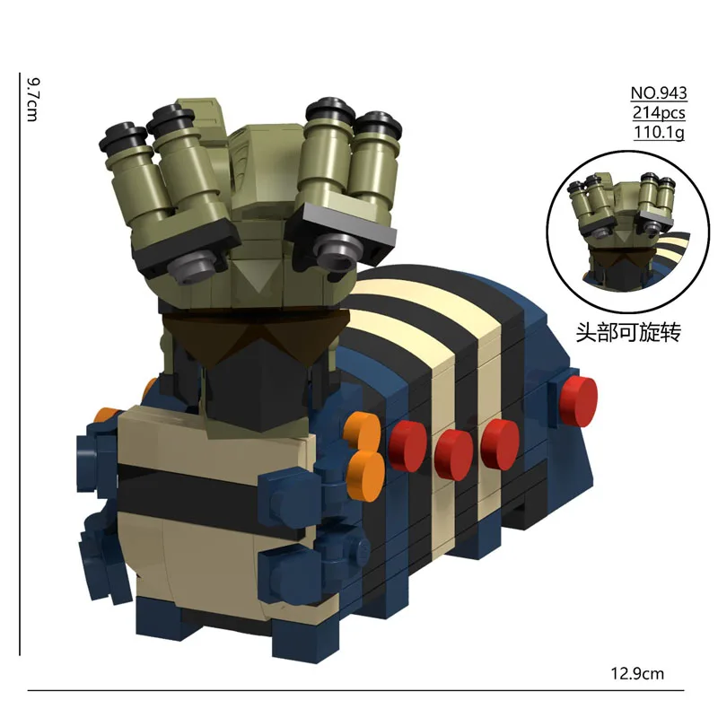 New Delta series peripheral toys, building blocks, Weilong's insect games, assembly models, ornaments for Christmas
New Delta series peripheral toys, building blocks, Weilong's insect games, assembly models, ornaments for Christmas