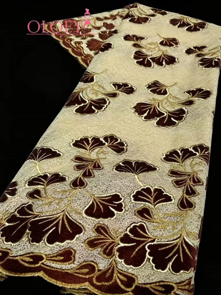 OLOEY High-Quality Nigerian Luxury Lace Fabric with Sequins African Design for Women's Wedding And Party Dresses
OLOEY High-Quality Nigerian Luxury Lace Fabric with Sequins African Design for Women's Wedding And Party Dresses